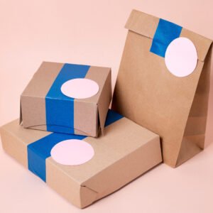 Embalagens de papel com Rótulos para Embalagens.